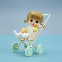 Aizulhomey baby baby toy cart ob11 BJD 10cm cotton doll mini baby doll house accessories