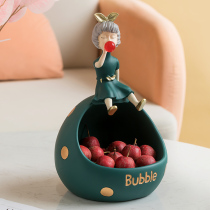 Nordic Light Extravagant TV Cabinet Hyun Guan Key Containing Swing Piece Home Decoration TV Cabinet Furnishing Qiao relocating New Gun Gift