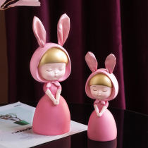 Creative Teen Heart Swing Piece Cute Desktop Decoration Furnishing Creative Home Living Room Wine Cabinet Adornment Birthday Present