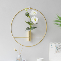 ins wind Living room wall decoration small pendant Bedroom room layout Nordic Dining room wall wall Wrought iron pendant