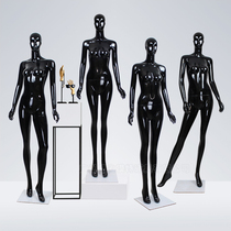 Abstract face bright mysterious black clothing model female display props Womens wild combination fitting model