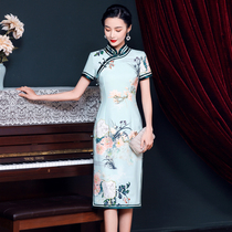 Flag robe The new young high-end atmospheric retro temperament in 2022 Chinese style improvement dress girl summer