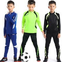 Childrens football training suit long sleeve suit boy Football suit spring and autumn primary school student training uniform leg