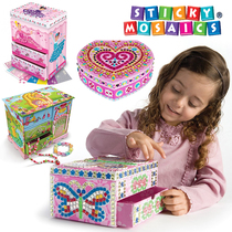 Canada The Orb Factory Mosaic Gem Stereo Pasted Childrens Deluxe Jewelry Box