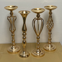 Wedding props European-style wrought Ware main table decorative flower arrangement sign-in table golden table Flower Vase ornaments