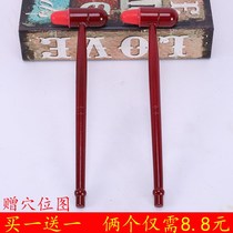 Wooden massage hammer red wooden hammer foot hit fitness hammer knock back beat meridian small hammer foot bath beater
