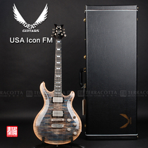 American DEAN USA Icon 5A maple veneer Cowboy blue electric guitar NAMM