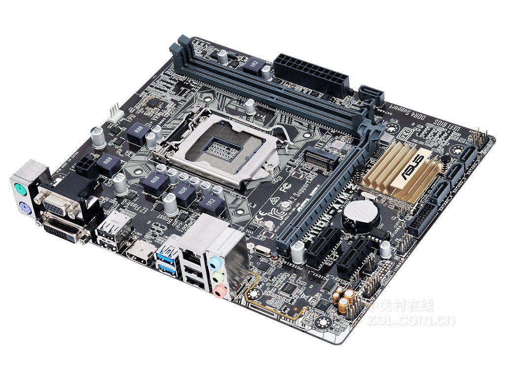 asus/华硕h110m-a/m.2 1151 ddr4 支持m.2固态 质保一年