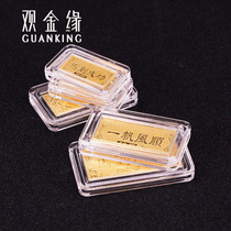 Full gold 999 investment gold bars gold bricks gold bullion gold bullion commemorative gold coins custom ox New year gift