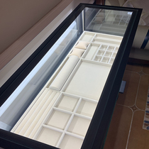 Set for a suede cloth drawer Compartment Ear Accessories Watch Necklace Jewelry Ornament Seal Box containing Decorative Case Containing