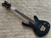 Export custom double-shake tremolo electric guitar integrated connection black metal pickup frame 24-pin professional grade