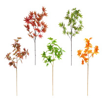 Simulation leaf maple leaf fake leaf forest wedding dress scene layout photography props home decoration