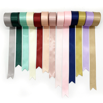 2 5 upscale encrypted handmade DIY gift material packaging with silk ribbon silk with butterfly knot cake flower belt