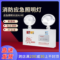 led fire emergency lighting supermarket office building corridor stairway emergency evacuation indicator light sign