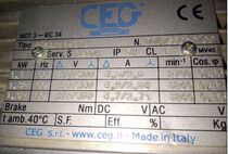 Italian original imported CEG motor M90Mb2 1 5KW ceramic special AC brake motor motor