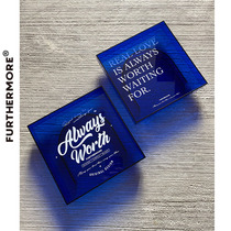 ins Nordic simple style Klein blue acrylic storage box tray sundries key storage box