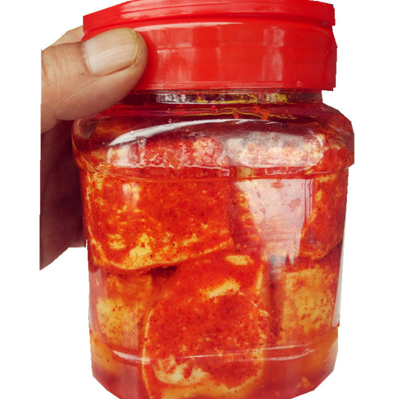 湖北罗田土特产腐乳正宗农家自制手工霉豆腐瓶装香辣下饭菜豆腐乳