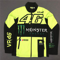 Moto GP motorcycle cross-country locomotive sweater riding racing suit cotton stand collar jacket sweater casual jacket