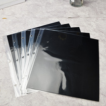 Meg diy photo album inside page 3 inch 4 inch 5 inch 16 inch photo album Black cardboard waterproof insert bag album souvenir book inside page