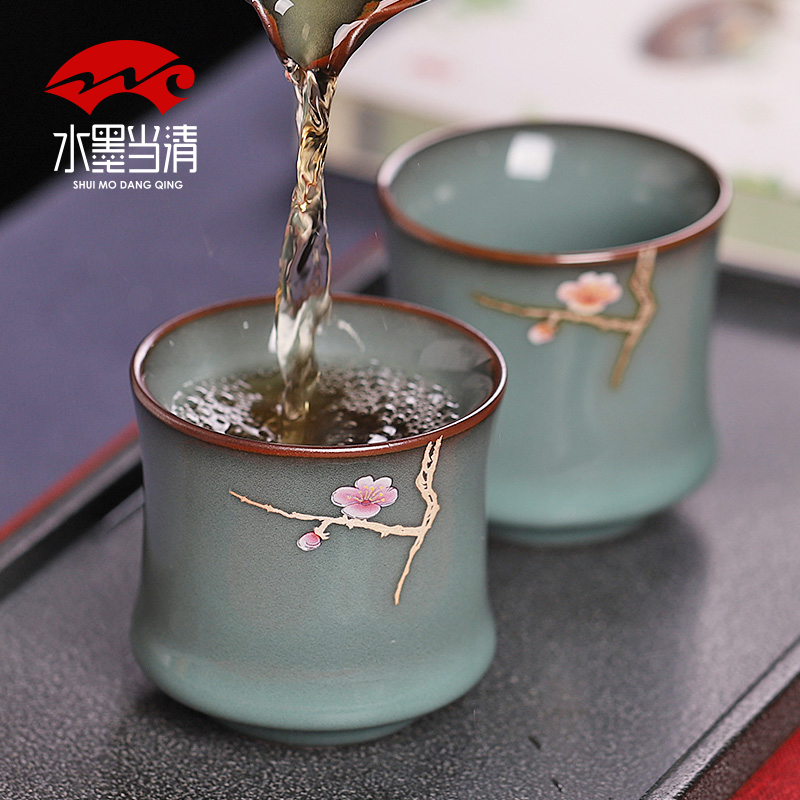 Imperial tea masters cup single cup sample tea cup kung fu ceramic cups and move large - sized checking restoring ancient ways men and women