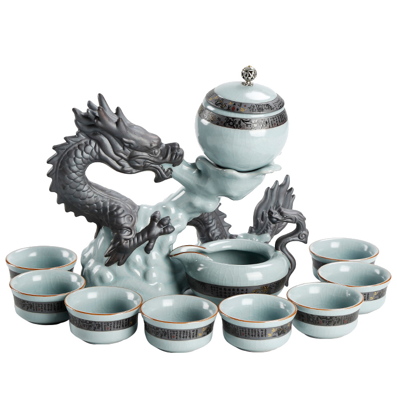 Ceramic creative half automatic kung fu tea sets tea tea ware lazy cup of simple home office