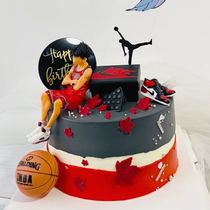 Sneakers Box Cake Decoration Swing Piece Basketball Box Mens God Children Sports Themed Background Birthday Dessert Table Plugin