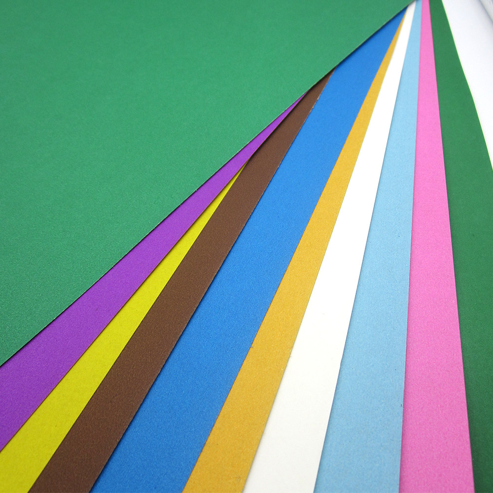 4k彩色硬卡纸大号200g幼儿手工纸材料硬厚卡纸大张环保无毒 diy纸