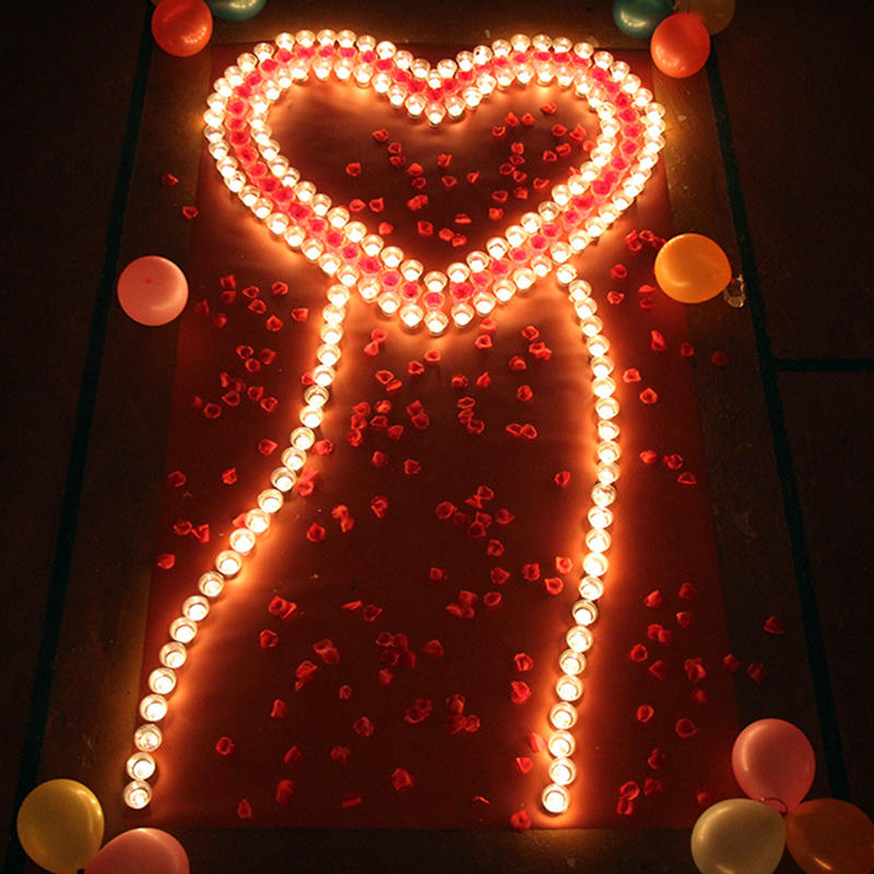 爱心形生日蜡烛浪漫创意生日派对礼物男女生