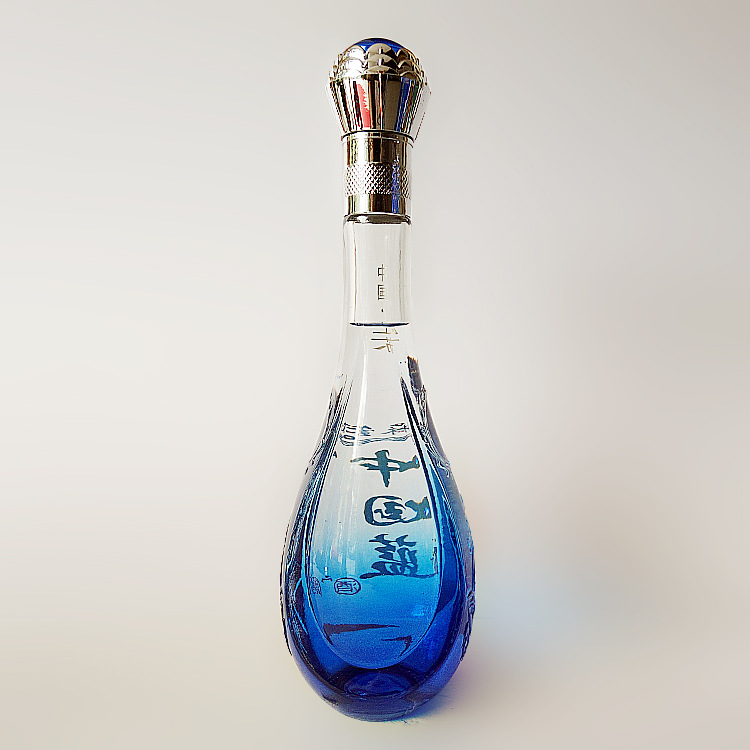 洋河镇国产白酒中国蓝52度书本式绵柔型经典商务婚庆礼盒包邮特价