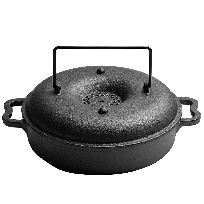 gu ji cast iron roasted sweet potato artifact household roasted sweet potato pot pure pig iron roasted potatoes corn chestnut multifunctional oven