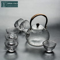Italy ZPPSN Japanese-style glass teapot set for making tea Household afternoon teapot tea maker High temperature resistance