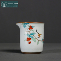 Italy ZPPSN Ruyao open fair cup handmade ceramic Japanese-style high-end tea splitter Male cup large single cup
