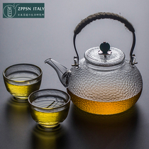 Italy ZPPSN Japanese-style heat-resistant glass teapot for making tea Household high temperature resistant thickened teapot single pot