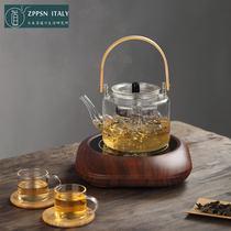 Italian ZPPSN Day-style heat-resistant glass thickened cooking teapot home office electric pottery furnace suit resistant to high temperature