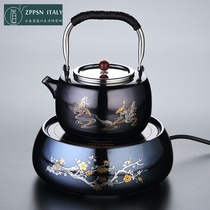 Italian ZPPSN day style stainless steel lifting beam cooking teapot domestic electric pottery stove suit tea tea set tea set
