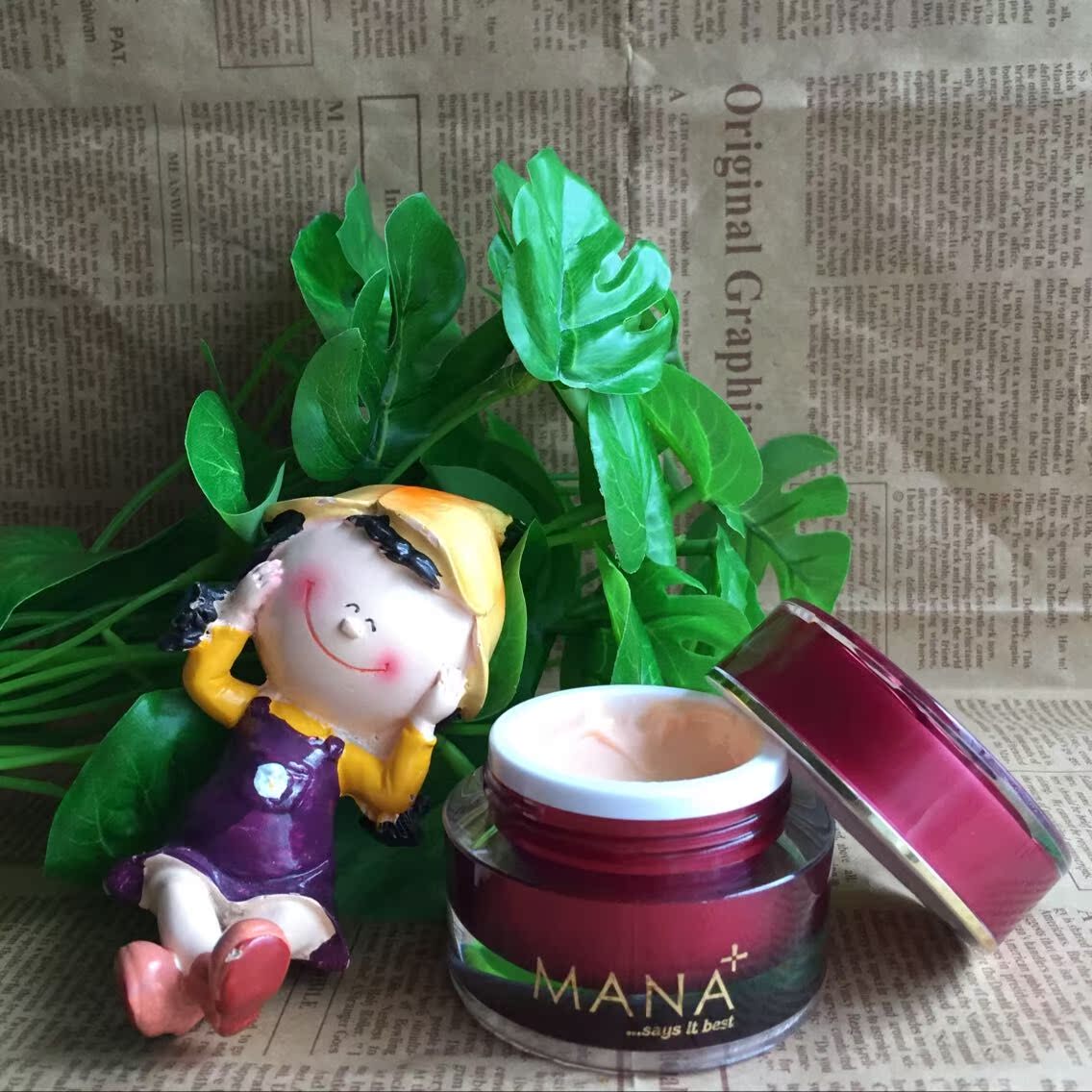 东辉国际美业玛娜化妆品时空导航冻龄霜30g白皙嫩白manara