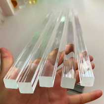 2-3 square bar transparent square bar small square bar student experiment accessories supplies acrylic square bar reinforcement strip decoration