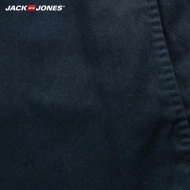 JackJones杰克琼斯纯棉修身男装休闲长裤子E|215314002