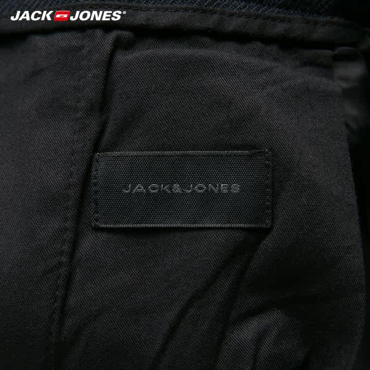 满立减 JackJones杰克琼斯含羊毛男装宽松舒适休闲裤E|215414007