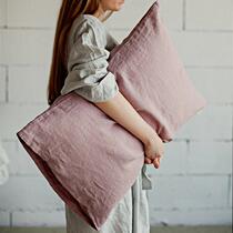 French Hemp Light Lavish Sleeping Bed Bedding Pure Linen Color Bacteriostatic Skin Pillowcase Bed Linen Quilt
