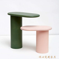 Factory direct glass fiber reinforced plastic shape color multi-color corner table coffee table high and low phone a few big arm strength 7 words a few