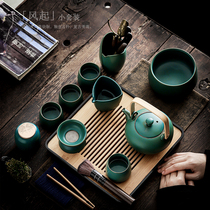 Touch Miss ceramic tea jar male Cup gift home Modern simple tea set set small tea tea tray