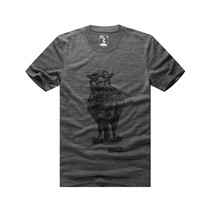 Naturally Inspired Australian 100% Merino quick-drying Printed T-shirt does not prick does not itch and does not smell