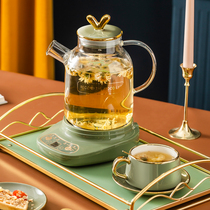 Tea Glass Tea Set Tea Set Light Extravagant Upscale Teapot Tea Tea Home Tea Cup Living-room Kettle Boiling Tea Ware Flower Teapot