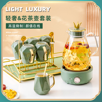 Light and luxurious upscale minimalist modern European style living room water glass mug cup with family suit tea cup kettle household water