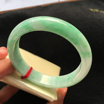 Thousand Jue Jade natural A goods Jade Sun Green Circle Bracelet jade bracelet 57 2MM