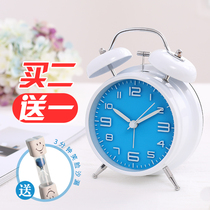 Creative small alarm clock students use childrens special luminous bedside sound super electronic mute cartoon personality lazy