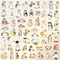 115 Japanese cute kitten sticker cartoon meow meow handledge personality decoration pattern