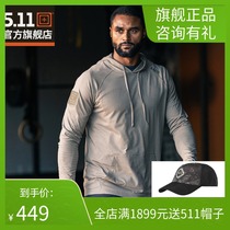 5 11 army fan hooded sweater 511 new solid color casual base sweater thin pullover sweater 72139