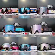Spot 21 22 new JR veneer men and women snow goggles ski goggles cylindrical spherical magnetic double lens anti-fog